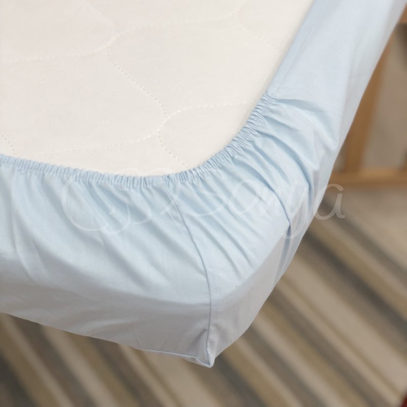 Постільна білизна Msonya Простирадло дитяче 60х120 см блакитна