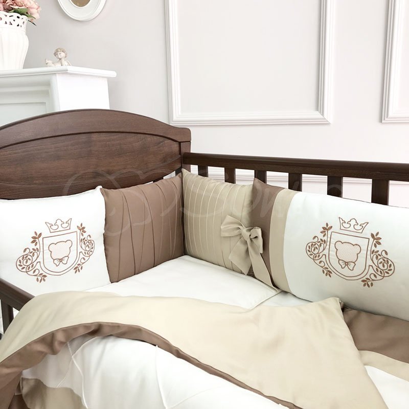 Постільна білизна Msonya комплект Royal, 7 одиниць шоколад