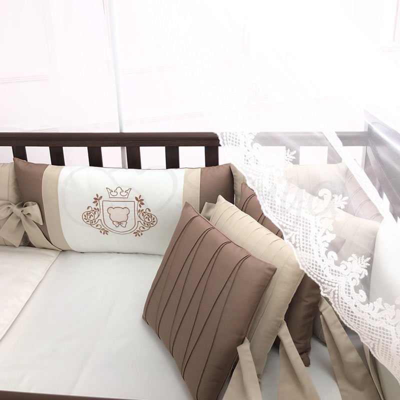 Постільна білизна Msonya комплект Royal, 7 одиниць шоколад