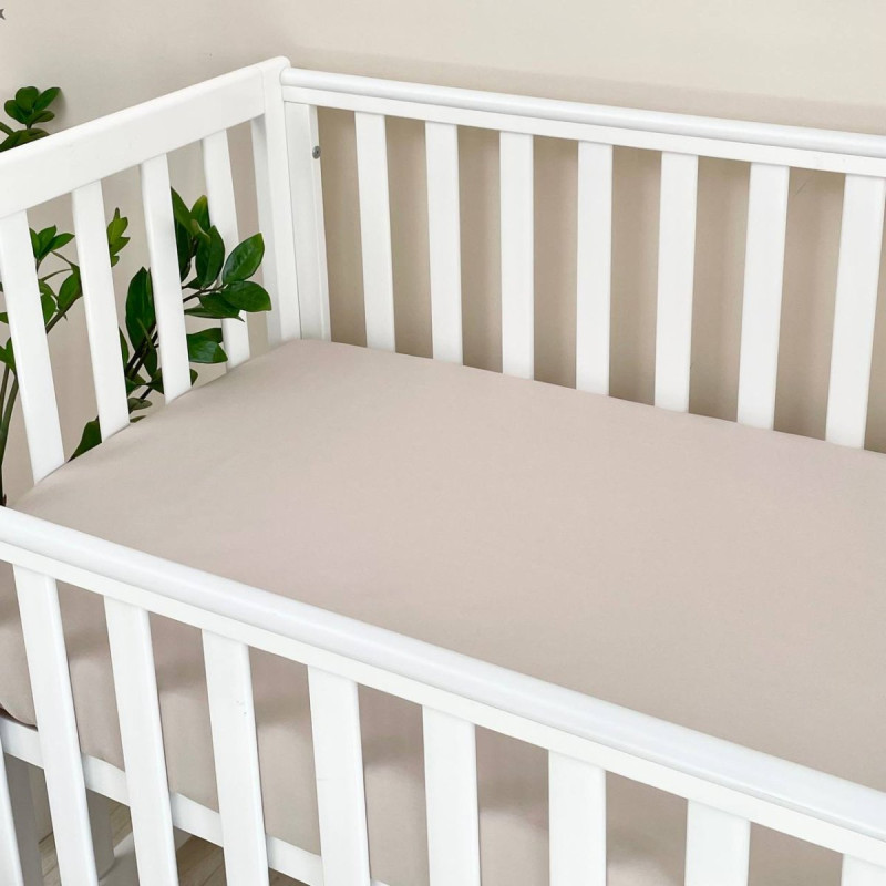 Постільна білизна Msonya Простирадло однотонне бежевий 1600243