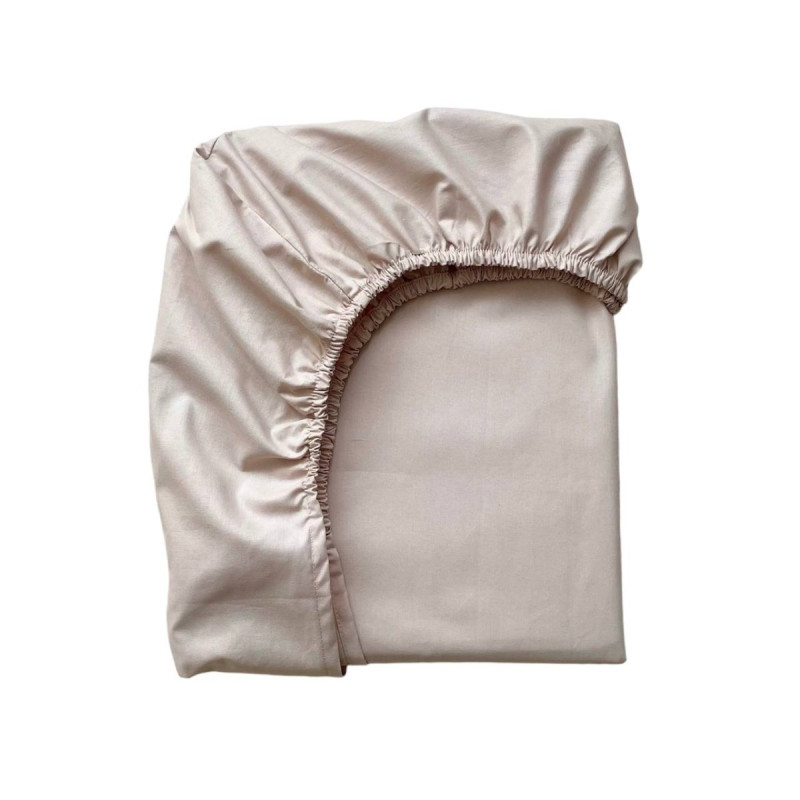 Постільна білизна Msonya Простирадло однотонне бежевий 1600243