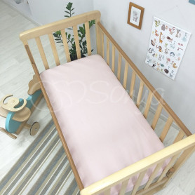 Постільна білизна Msonya Простирадло дитяче 60х120 см темна пудра
