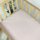 Постільна білизна Msonya Простирадло дитяче 60х120 см темна пудра