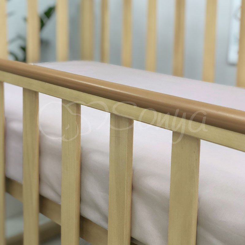 Постільна білизна Msonya Простирадло дитяче 60х120 см темна пудра