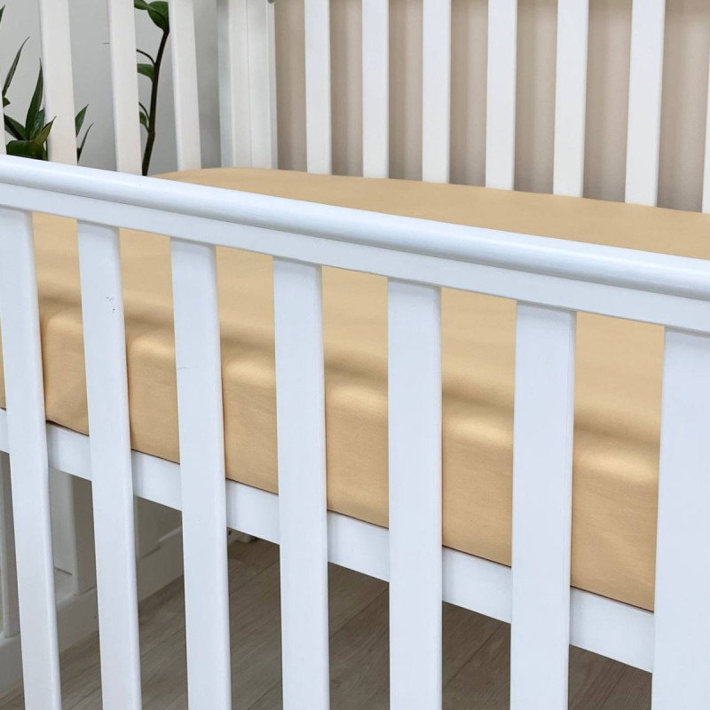 Постільна білизна Msonya Простирадло дитяче темна гірчиця н/р