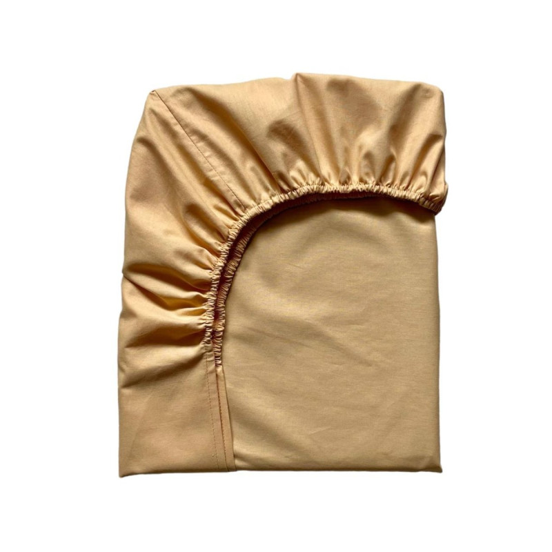 Постільна білизна Msonya Простирадло дитяче темна гірчиця н/р