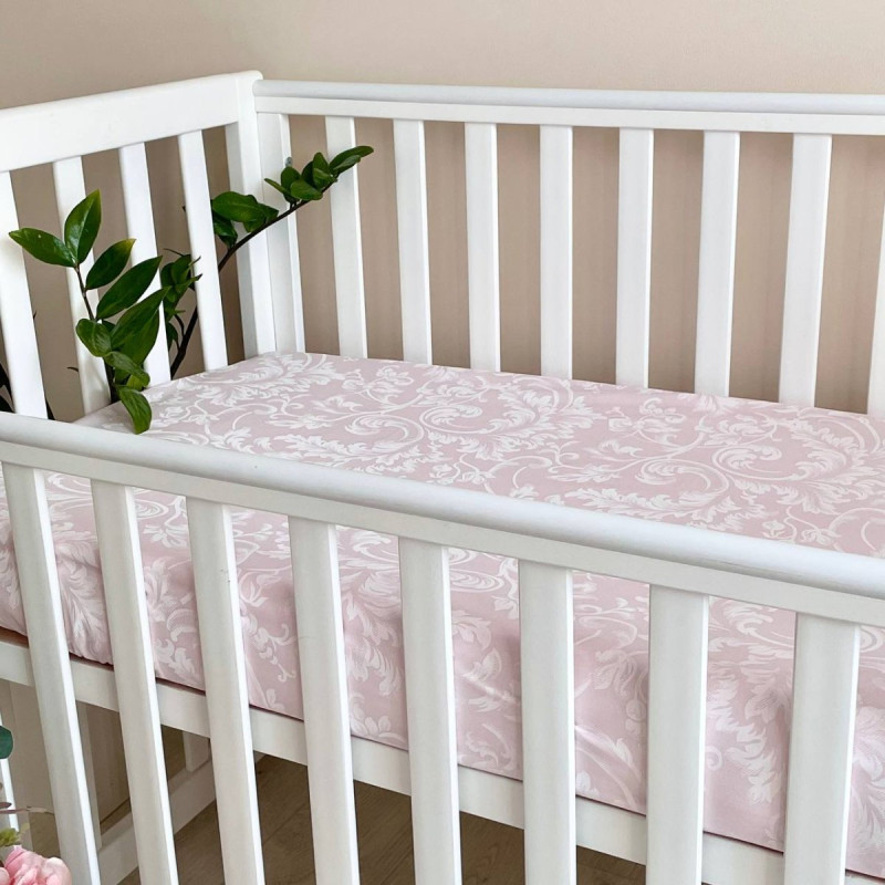 Постільна білизна Msonya Простирадло дитяче жаккард рожевий н/р