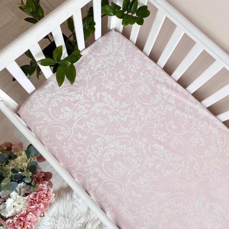 Постільна білизна Msonya Простирадло дитяче жаккард рожевий н/р