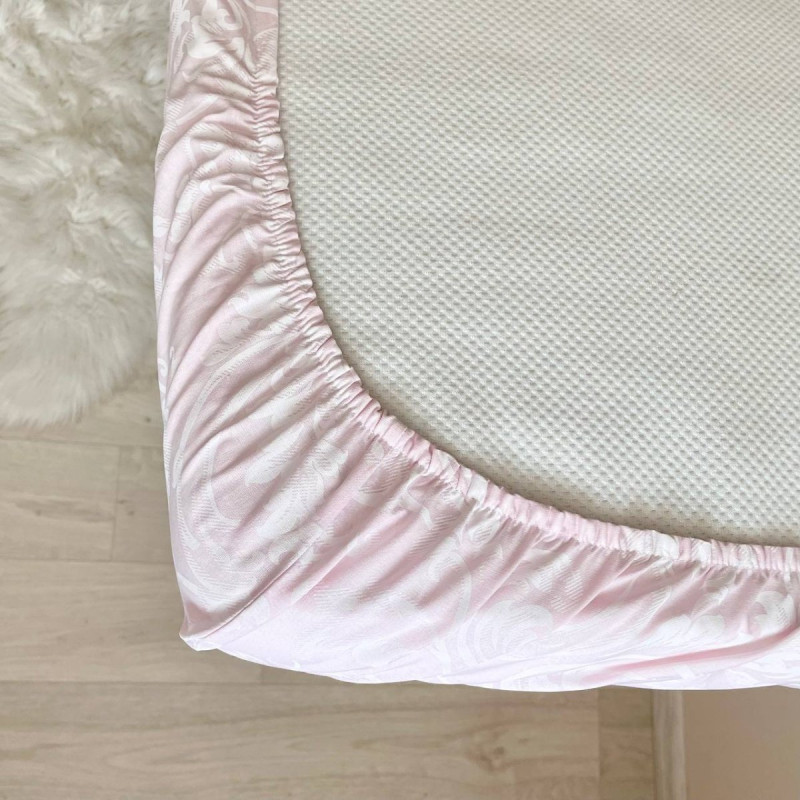 Постільна білизна Msonya Простирадло дитяче жаккард рожевий н/р