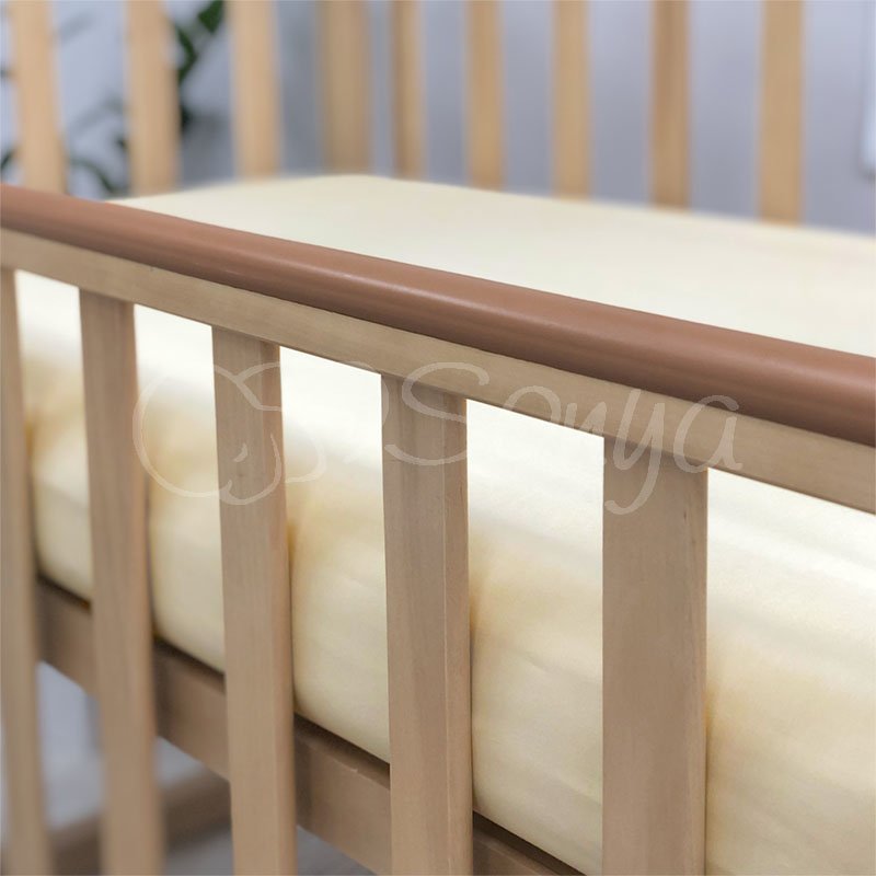 Постільна білизна Msonya Простирадло дитяче 60х120 см світла гірчиця