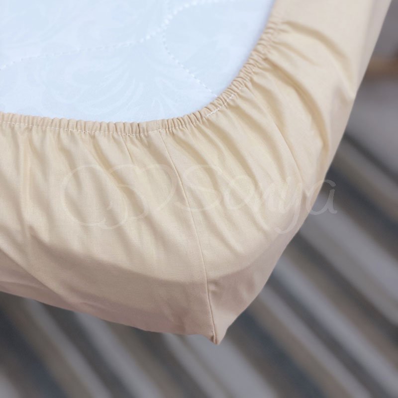 Постільна білизна Msonya Простирадло дитяче 60х120 см світла гірчиця