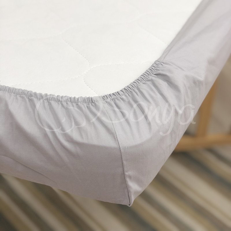 Постільна білизна Msonya Простирадло дитяче 60х120 см сіра