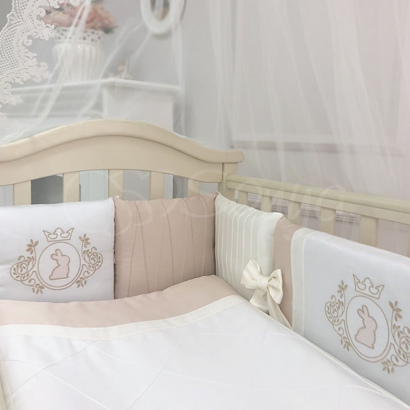 Постільна білизна Msonya комплект Royal, 7 одиниць крем