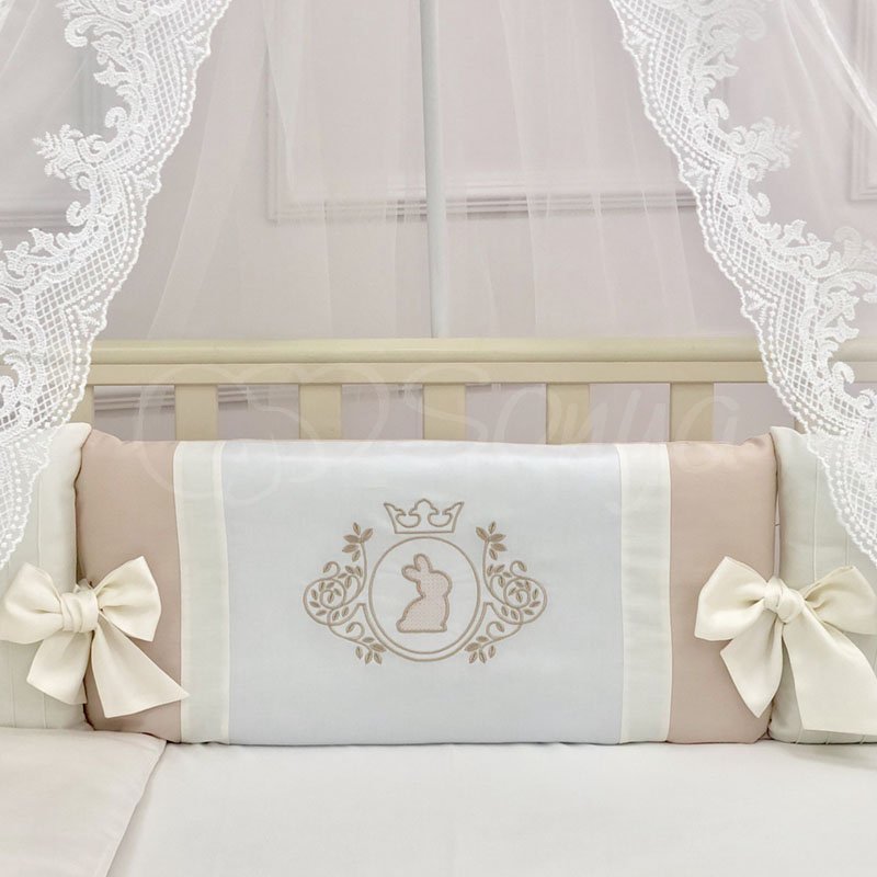 Постільна білизна Msonya комплект Royal, 7 одиниць крем