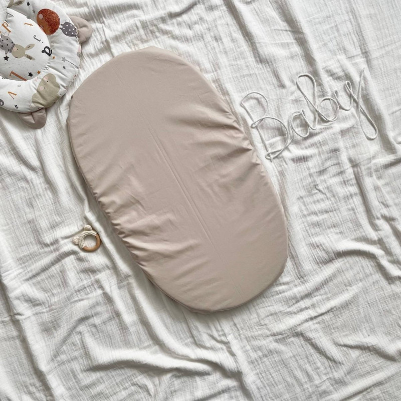 Постільна білизна Msonya Простирадло унісекс однотонне Капучино