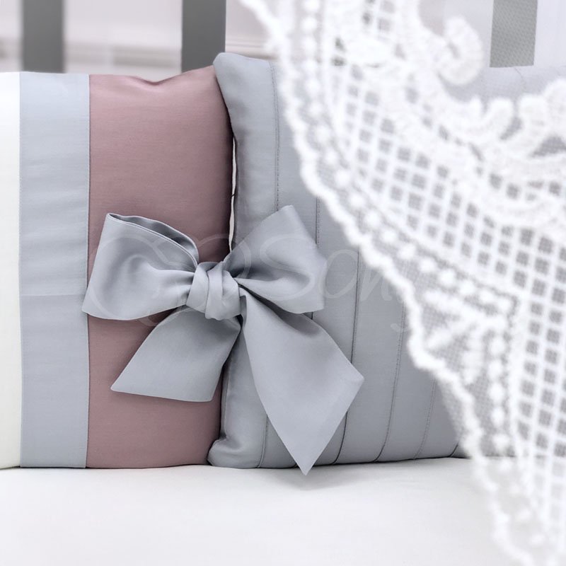 Постільна білизна Msonya комплект Royal, 7 одиниць пудра