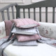 Постільна білизна Msonya комплект Royal, 7 одиниць пудра