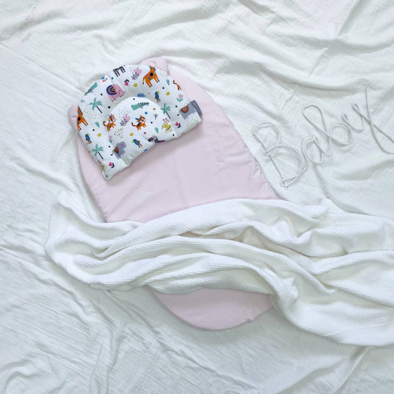 Постільна білизна Msonya Простирадло дівчина однотонне рожевий