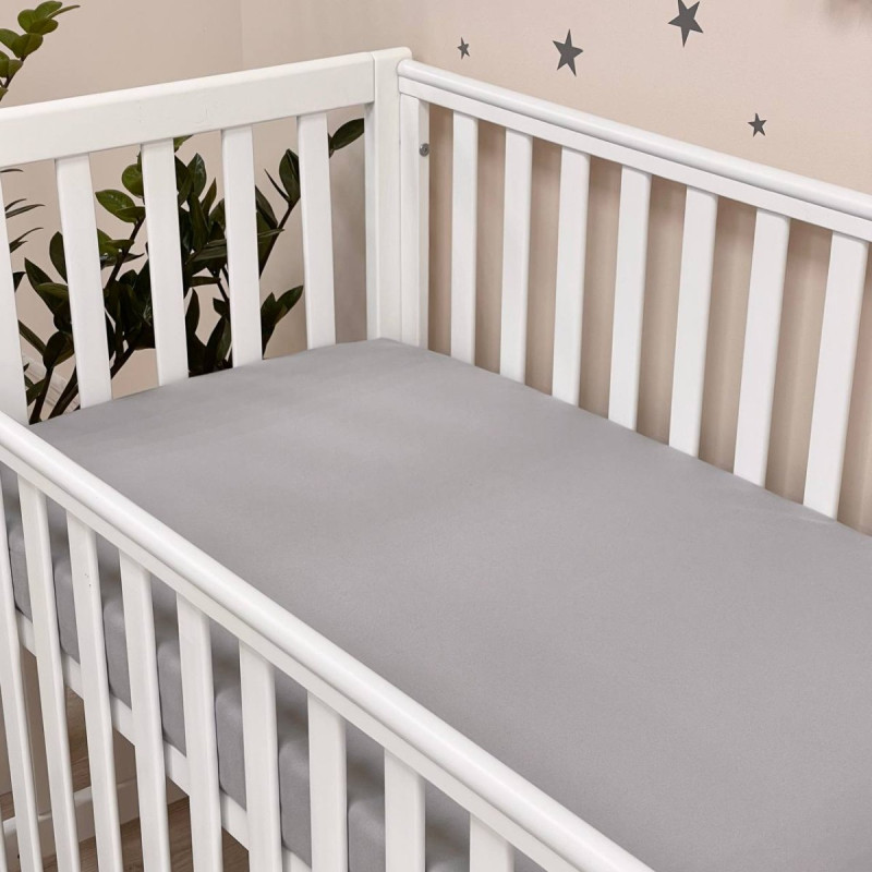 Постільна білизна Msonya Простирадло фланель Сіре