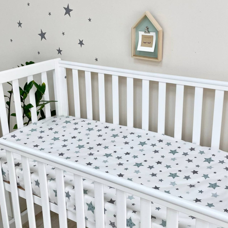 Постільна білизна Msonya Простирадло з малюнком мята 1700229