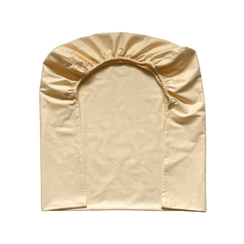 Постільна білизна Msonya Простирадло дитяче горошок на жовтому н/р