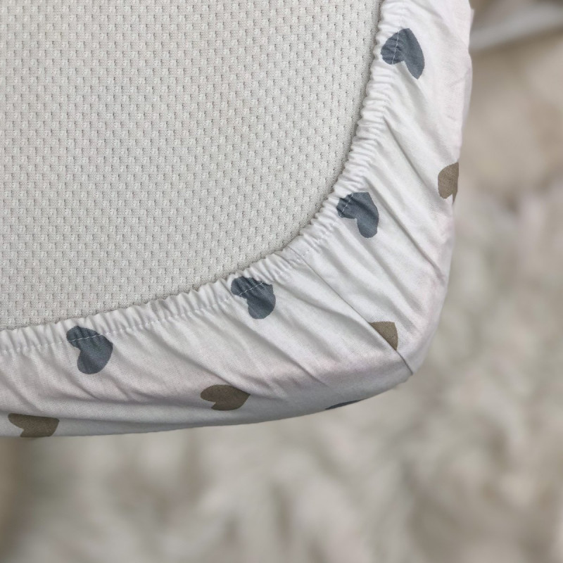 Постільна білизна Msonya Простирадло унісекс з малюнком бежевий 1700357