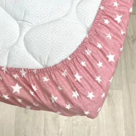 Постільна білизна Msonya Простирадло з малюнком пудра 1700456