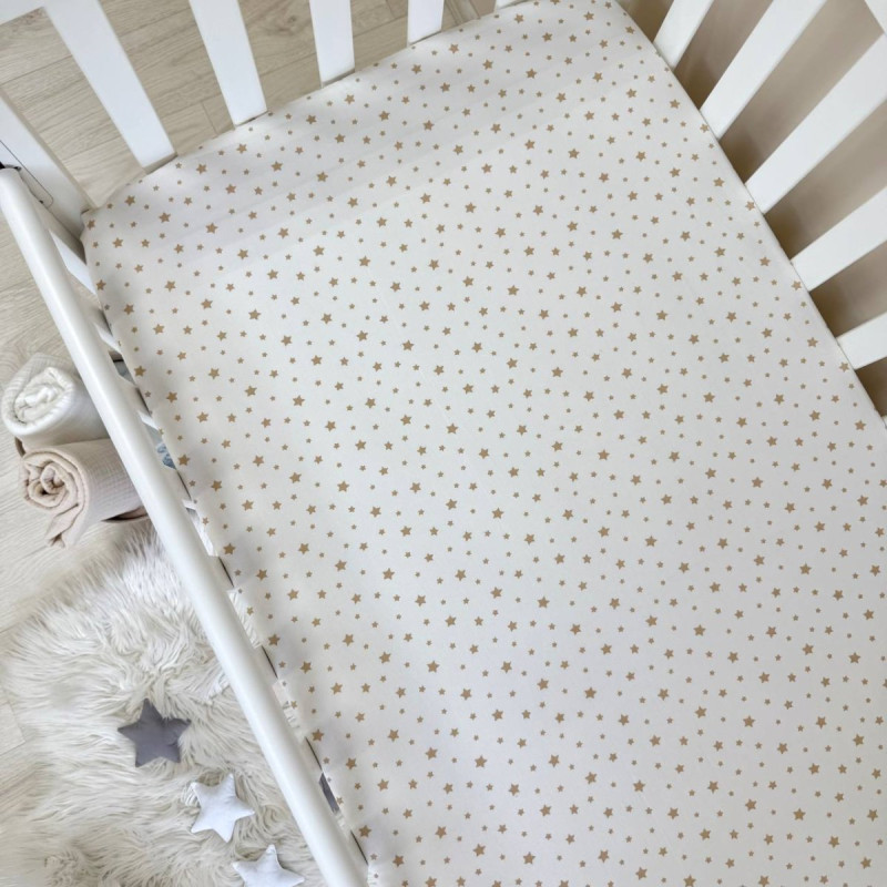 Постільна білизна Msonya Простирадло з малюнком бежевий 1700537