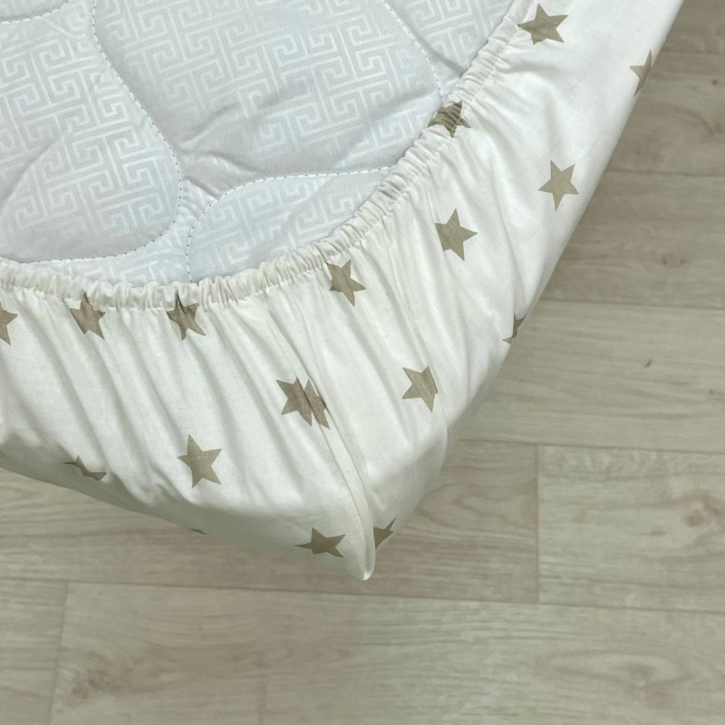 Постільна білизна Msonya Простирадло з малюнком бежевий 1700722