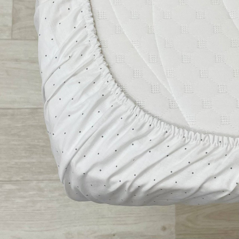 Постільна білизна Msonya Простирадло унісекс з малюнком білий 1700724