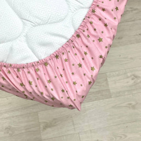 Постільна білизна Msonya Простирадло з малюнком пудра 1700775