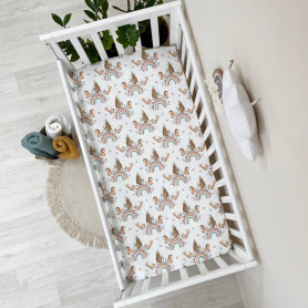 Постільна білизна Msonya Простирадло з малюнком мята 170082