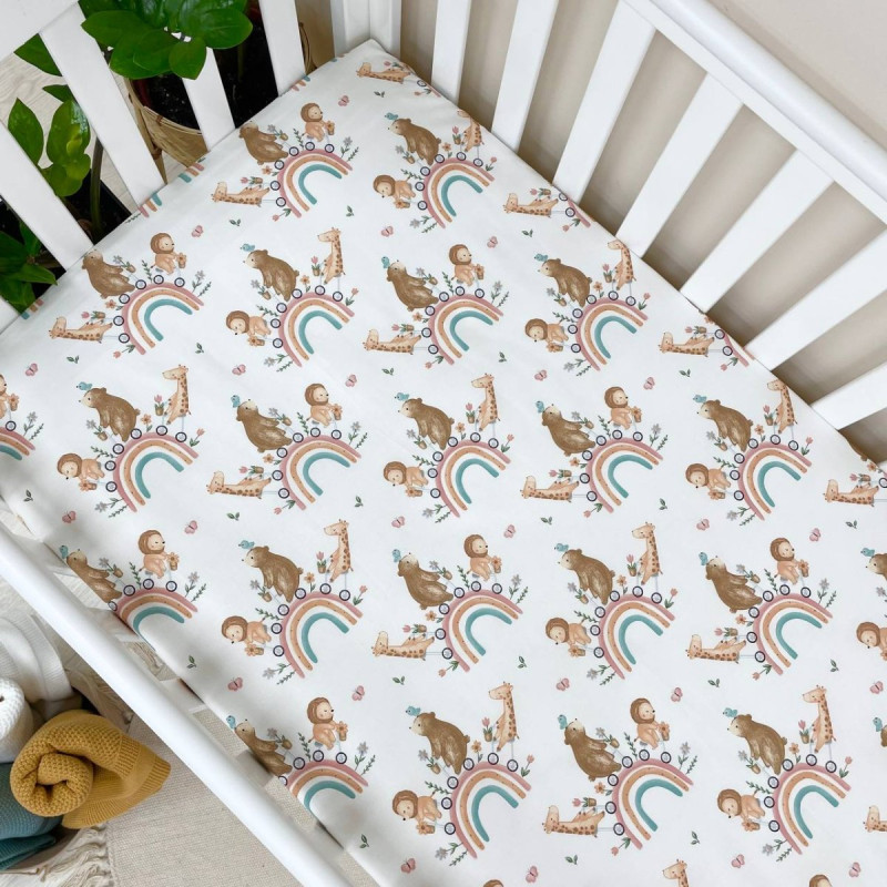 Постільна білизна Msonya Простирадло з малюнком мята 170082