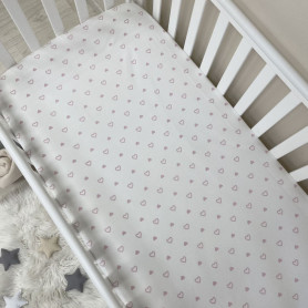 Постільна білизна Msonya Простирадло дівчина з малюнком пудра 1700828