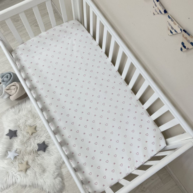 Постільна білизна Msonya Простирадло дівчина з малюнком пудра 1700828