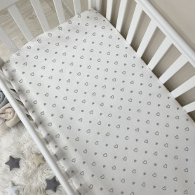 Постільна білизна Msonya Простирадло унісекс з малюнком сірий 1700829