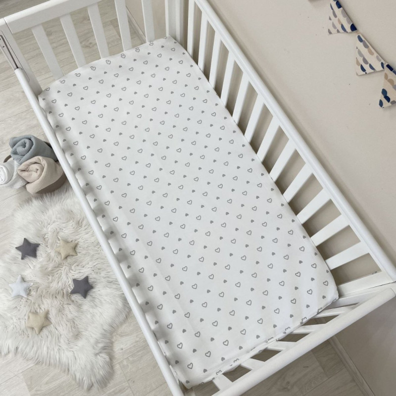 Постільна білизна Msonya Простирадло унісекс з малюнком сірий 1700829