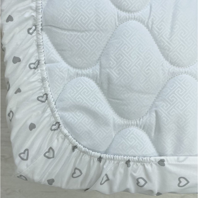 Постільна білизна Msonya Простирадло унісекс з малюнком сірий 1700829