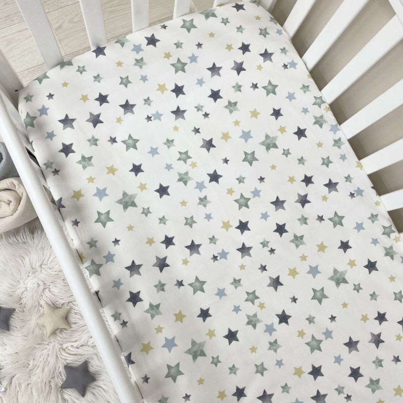 Постільна білизна Msonya Простирадло унісекс з малюнком мята 1700831