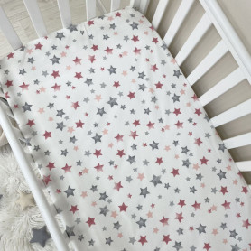 Постільна білизна Msonya Простирадло дівчина з малюнком пудра 1700832