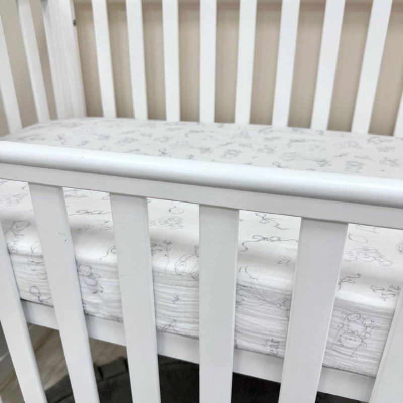 Постільна білизна Msonya Простирадло з малюнком сірий 1716752