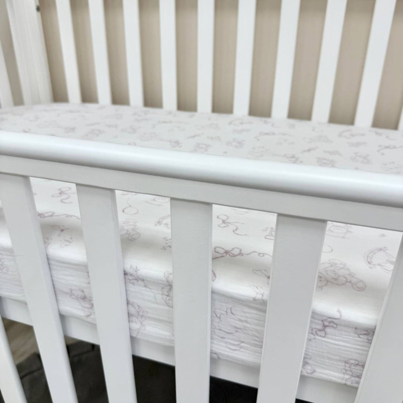 Постільна білизна Msonya Простирадло з малюнком пудра 1716779