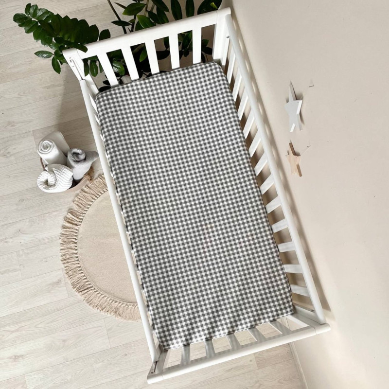 Постільна білизна Msonya Простирадло однотонне сірий 1765333