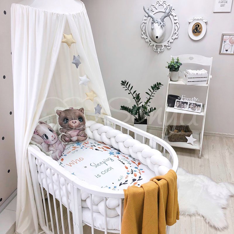 Постільна білизна Msonya Простирадло дитяче з друком 120х60 см Гілочка