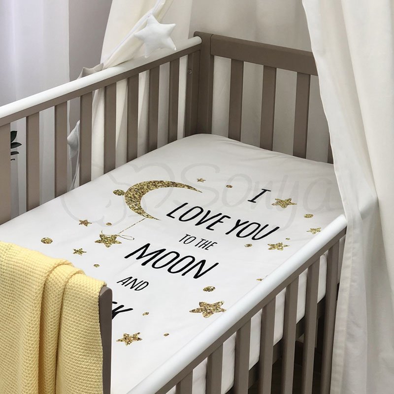 Постільна білизна Msonya Простирадло дитяче з друком 120х60 см