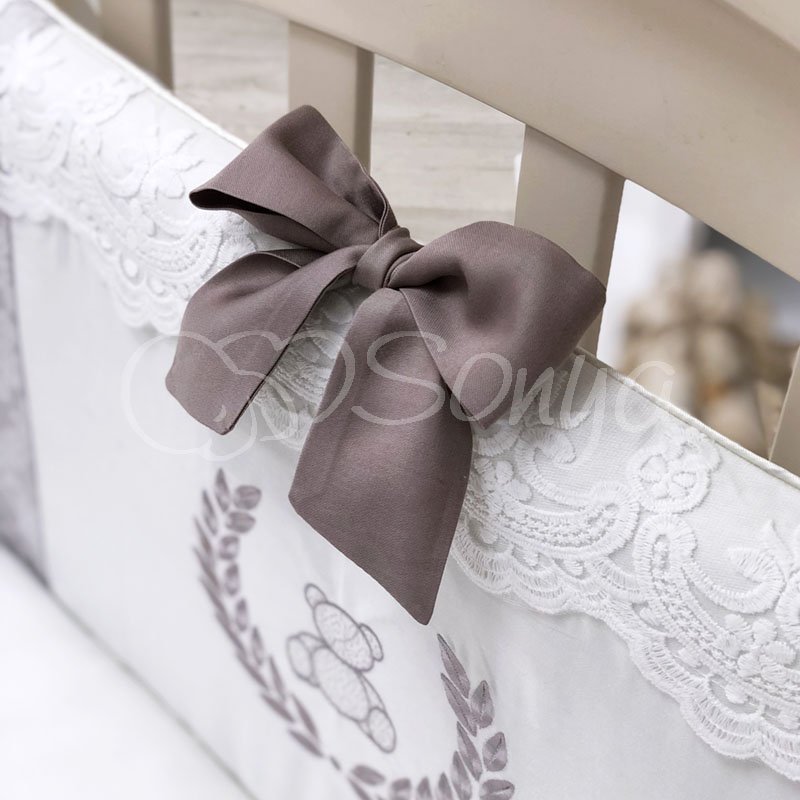 Постільна білизна Msonya комплект De Lux, 6 елементів какао