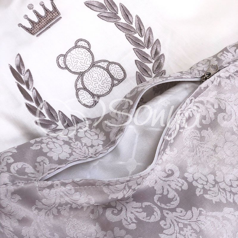 Постільна білизна Msonya комплект De Lux, 6 елементів какао