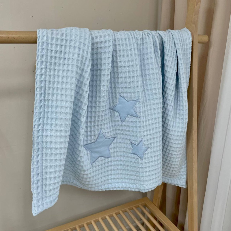 Плед Msonya блакитний