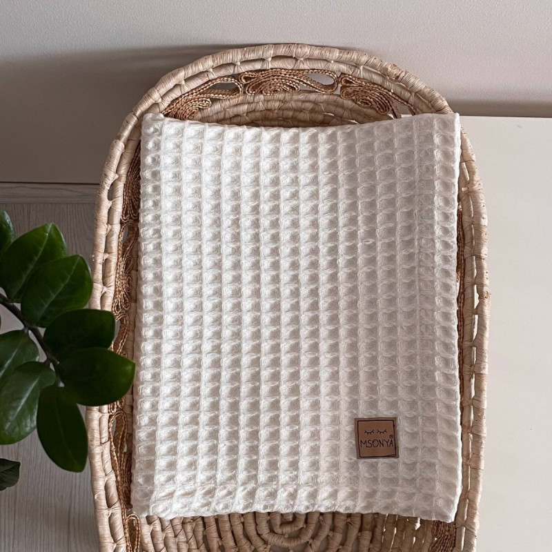 Плед Msonya молочний