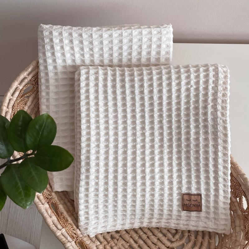 Плед Msonya молочний